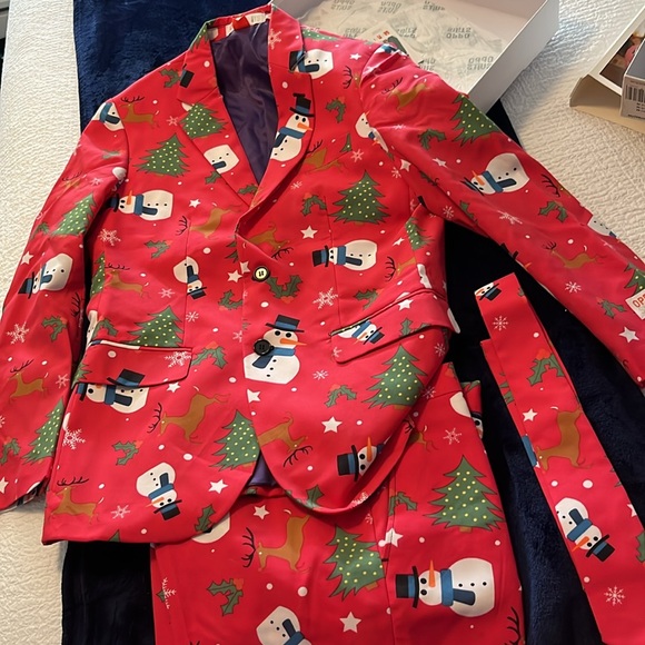 Opposuits Christmaster 3 pc suit! Perfect condition-size 32! Stand out in style! - Picture 8 of 12